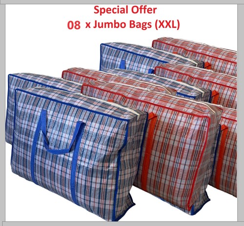 Jumbo laundry bags - 8, extra