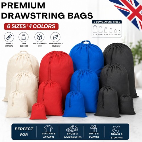 100 plain cotton sack - plain,