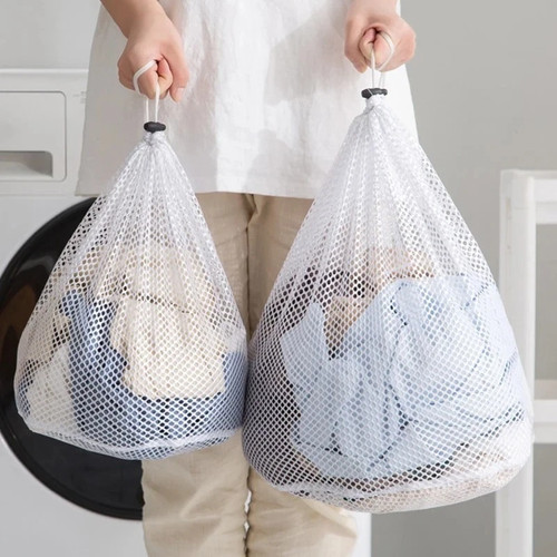 Large mesh laundry bag - x,