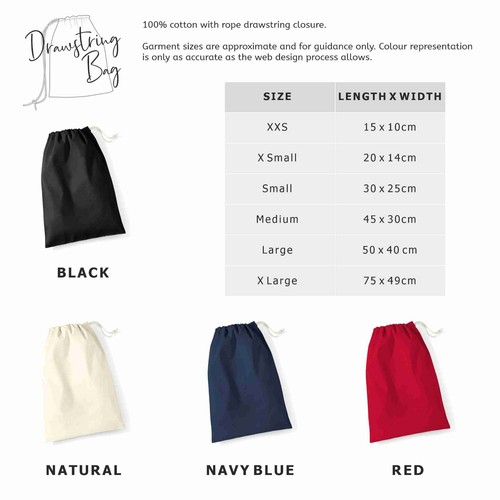 Reusable cotton drawstring - reusable,