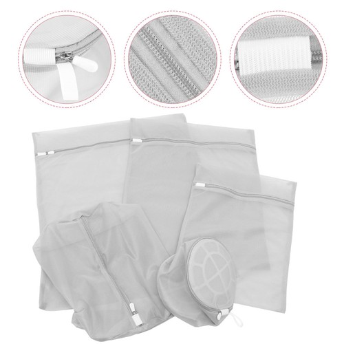 5pcs reusable mesh laundry - reusable,